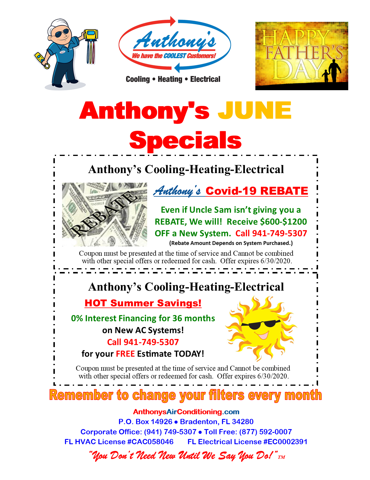 Anthony's Cooling-Heating-Electrical Photo