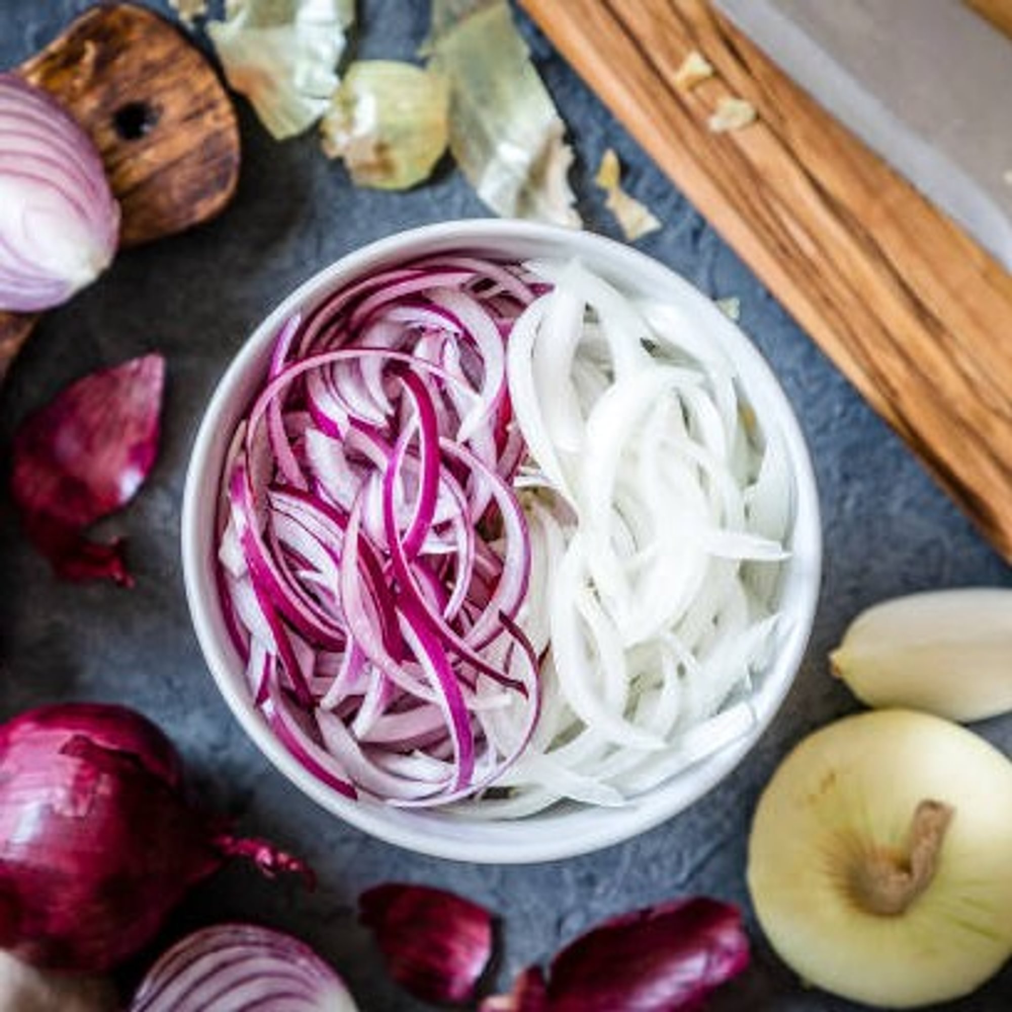 Raw Onions & Jalapeño