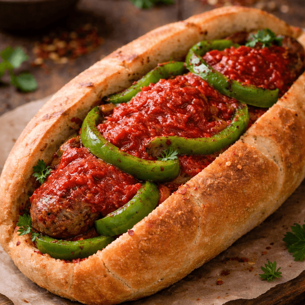 Sausage and Peppers Sub