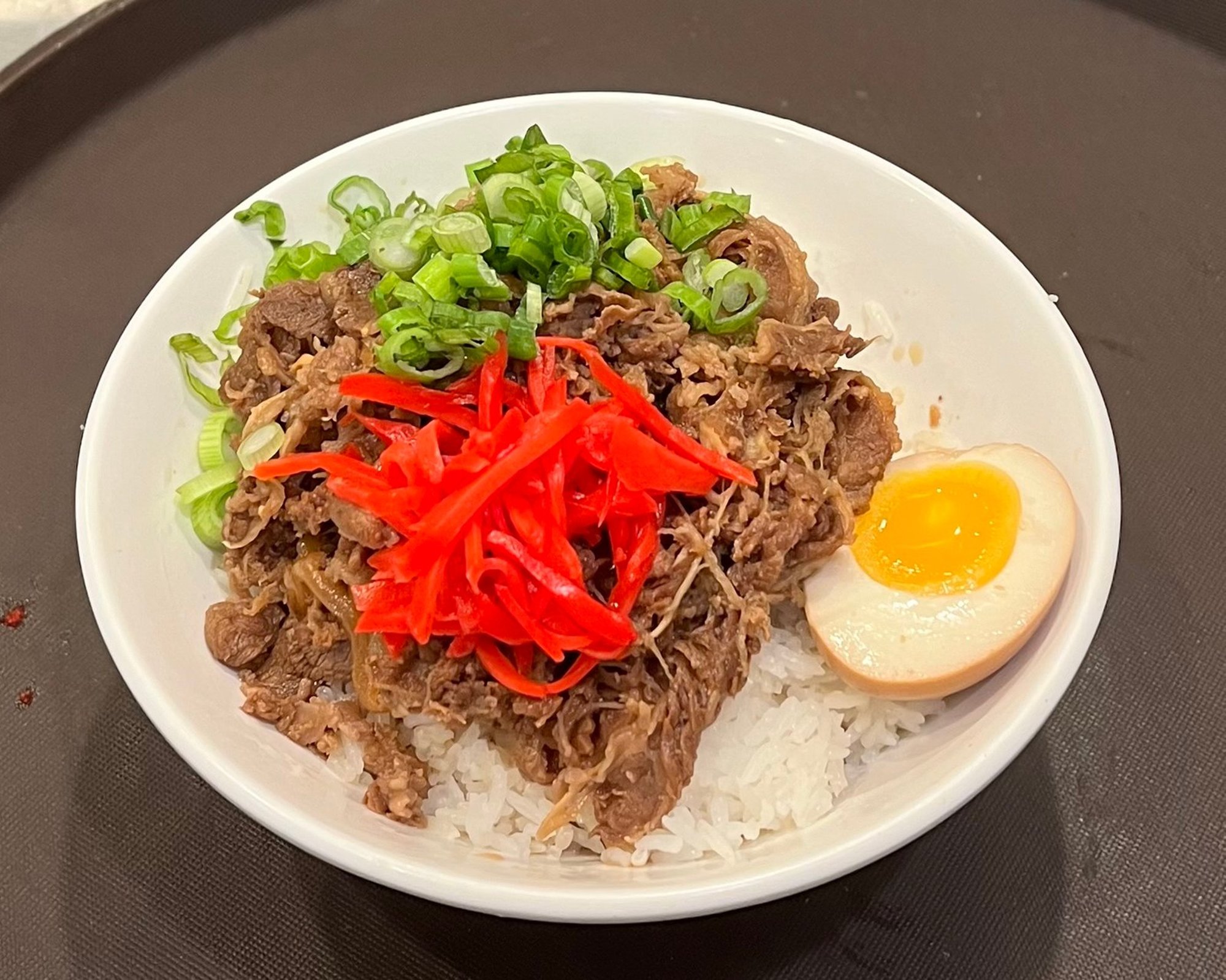Beef sukiyaki rice bowl