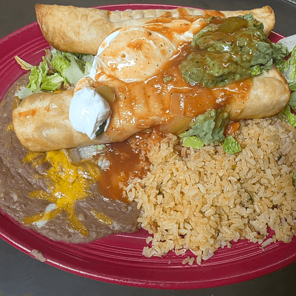 #15 Two Chicken Burritos