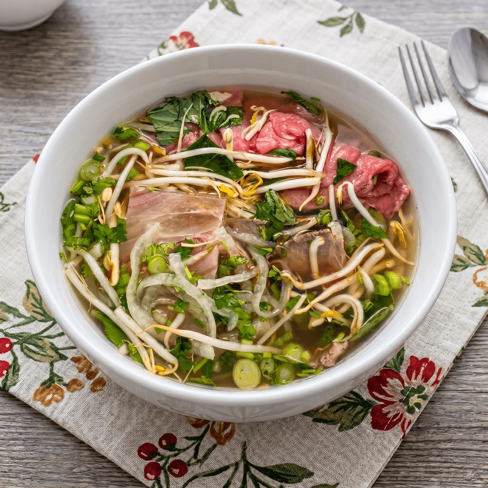 Rare Steak, Tendon Pho