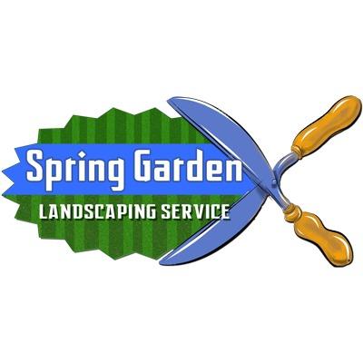 Spring Garden Landscaping Service Logo