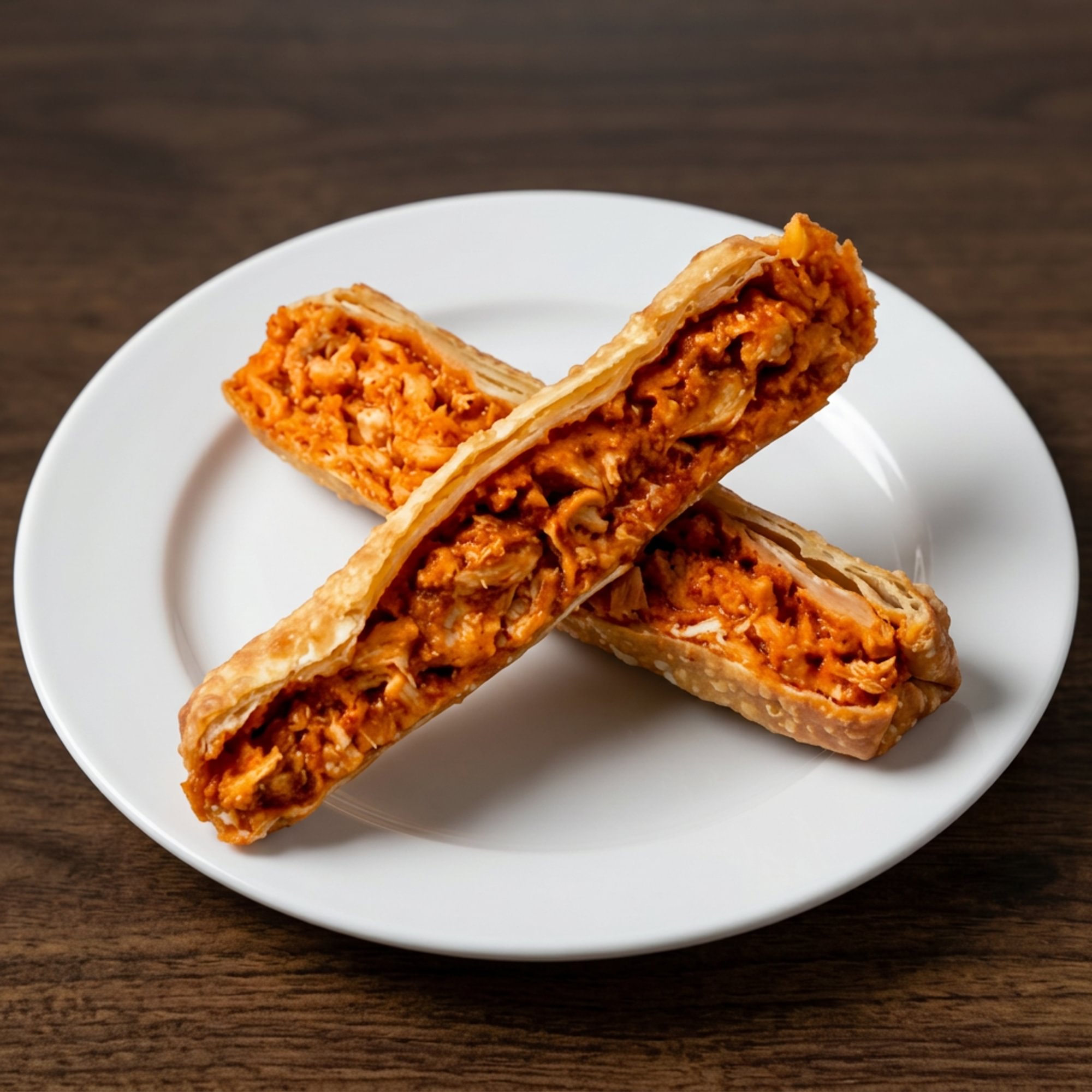 Buffalo Chicken Egg Roll