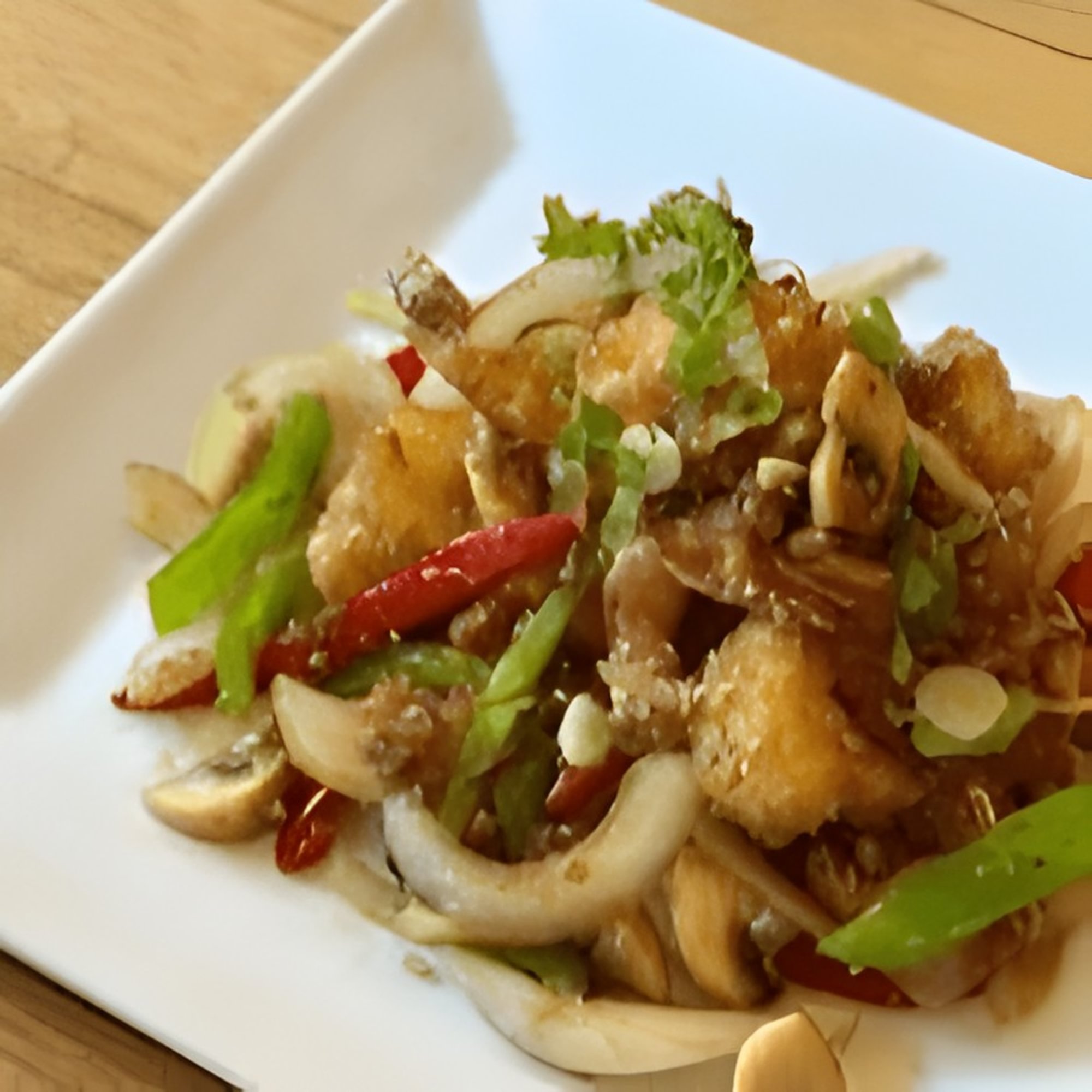 Stir-Fry Prawns