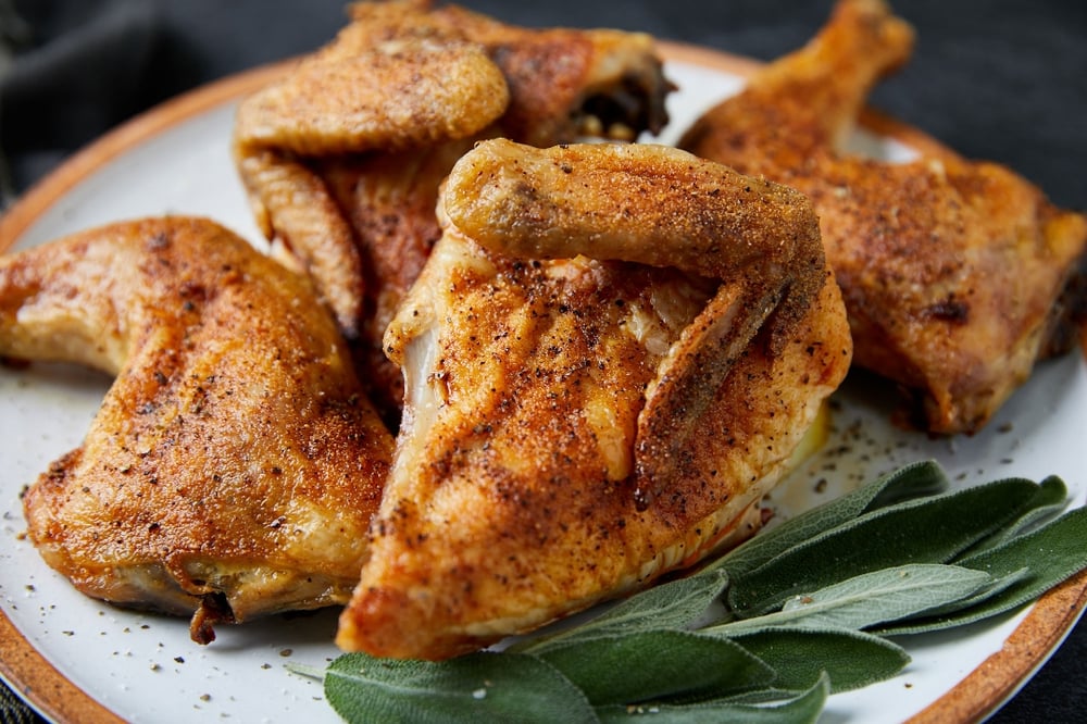 Baked Chicken Quarter