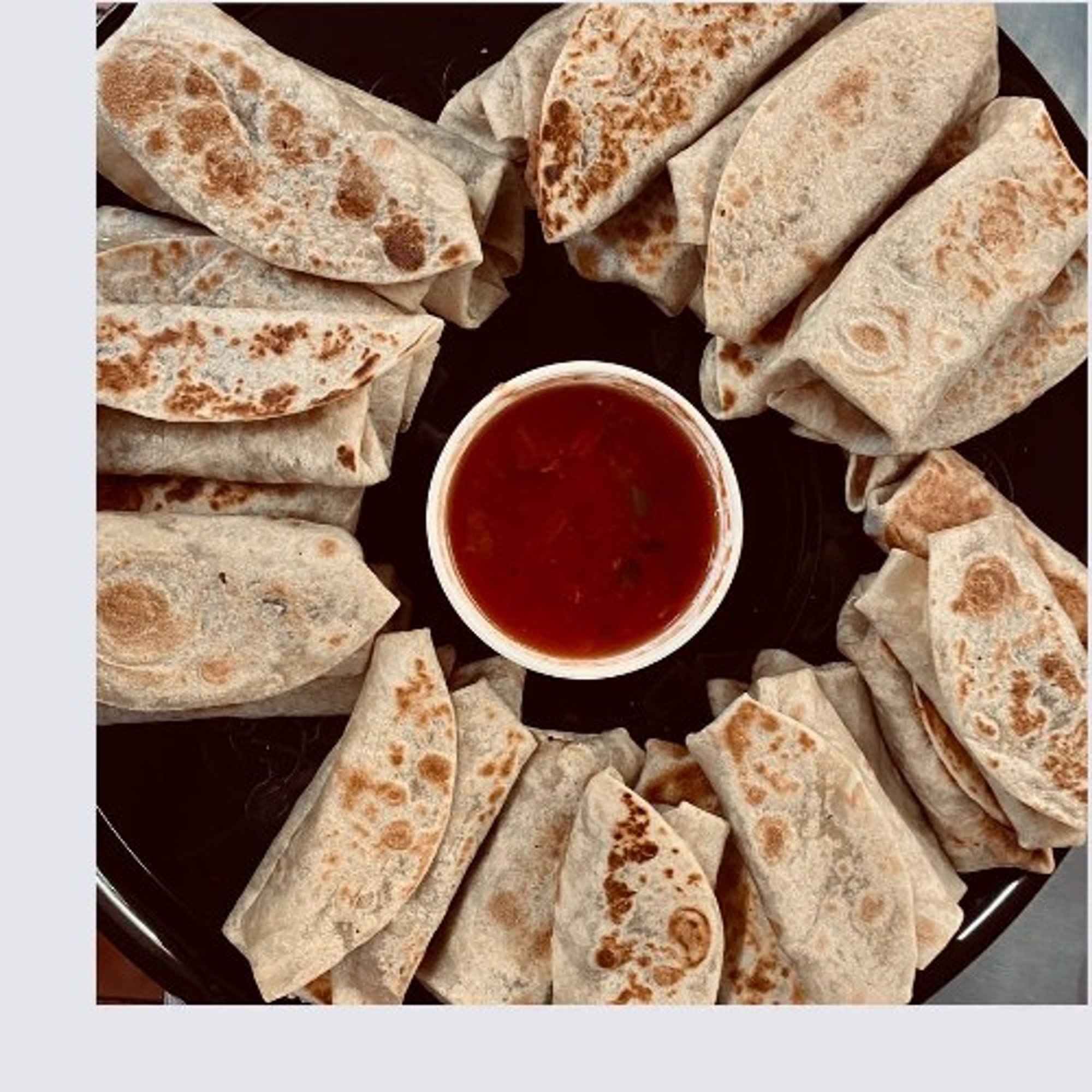 Mini Bean and Cheese Burrito Tray (18)