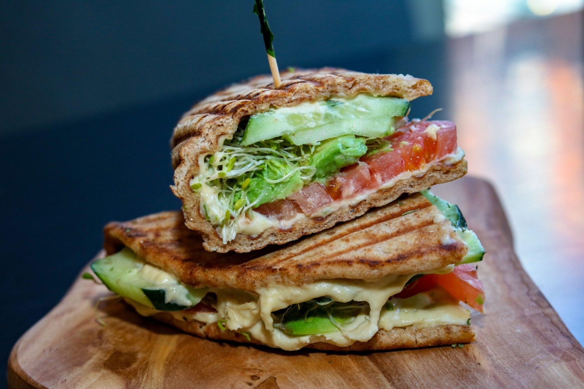 Vegetarian Pita Sandwich