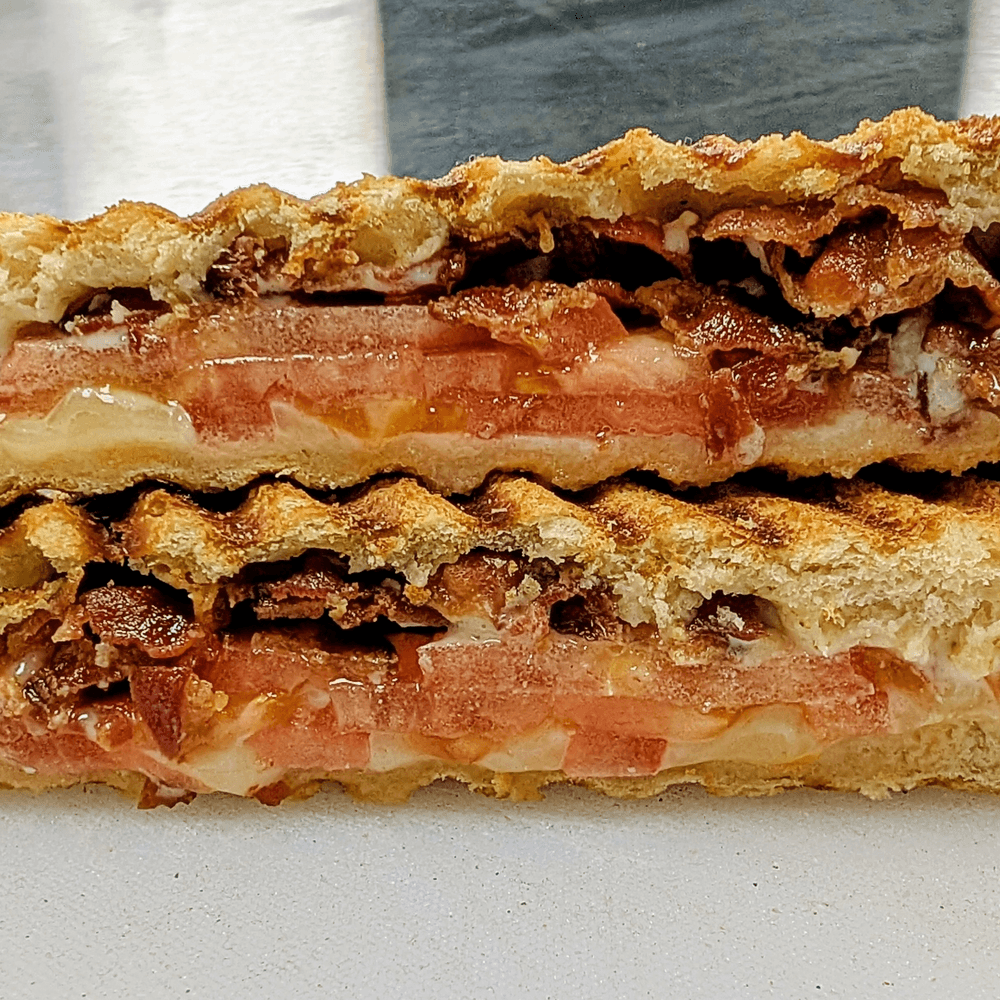 Bacon, Tomato, Cheddar Panini