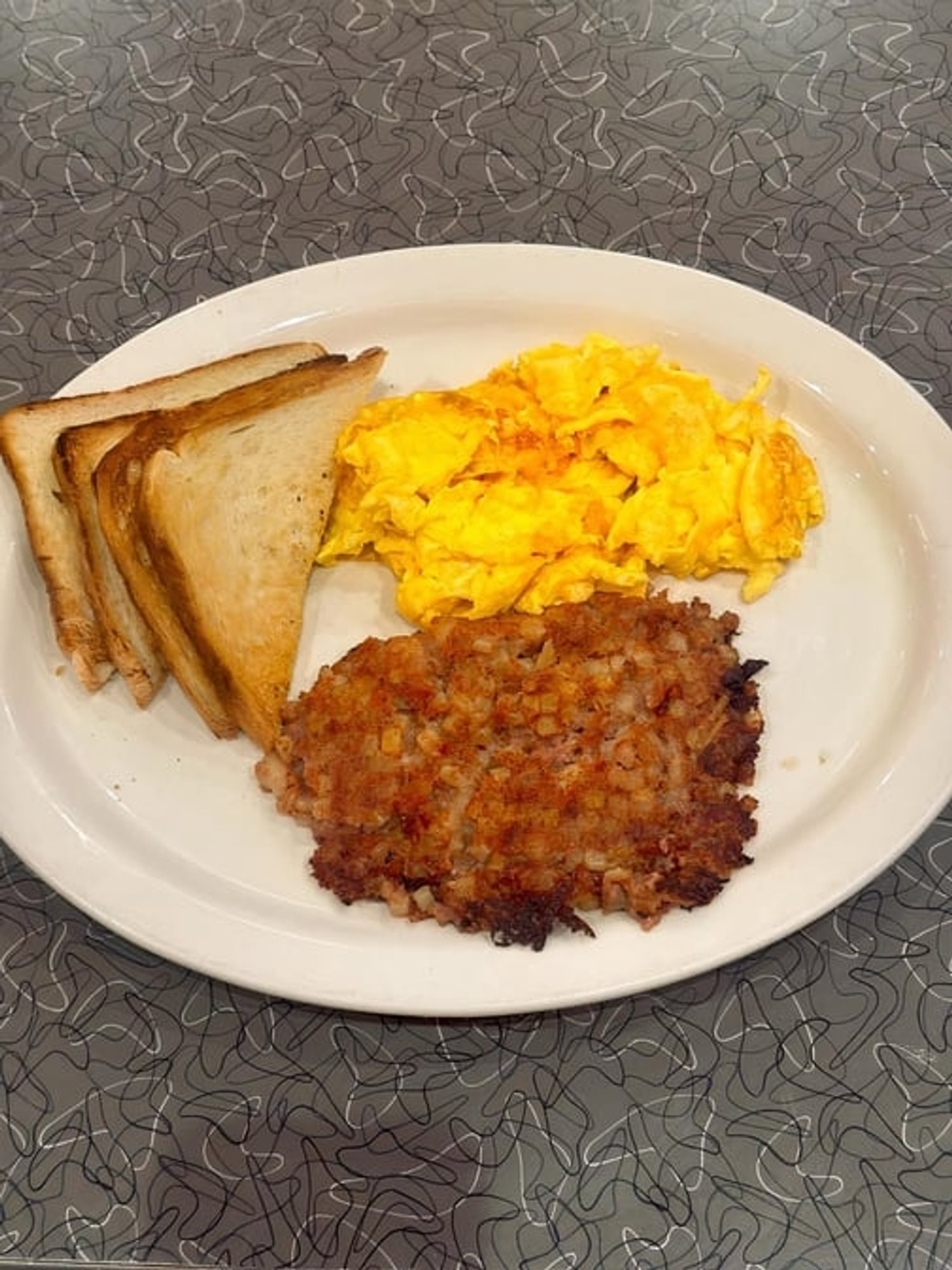 Corn Beef Hash Slam (Farm Fresh Eggs)