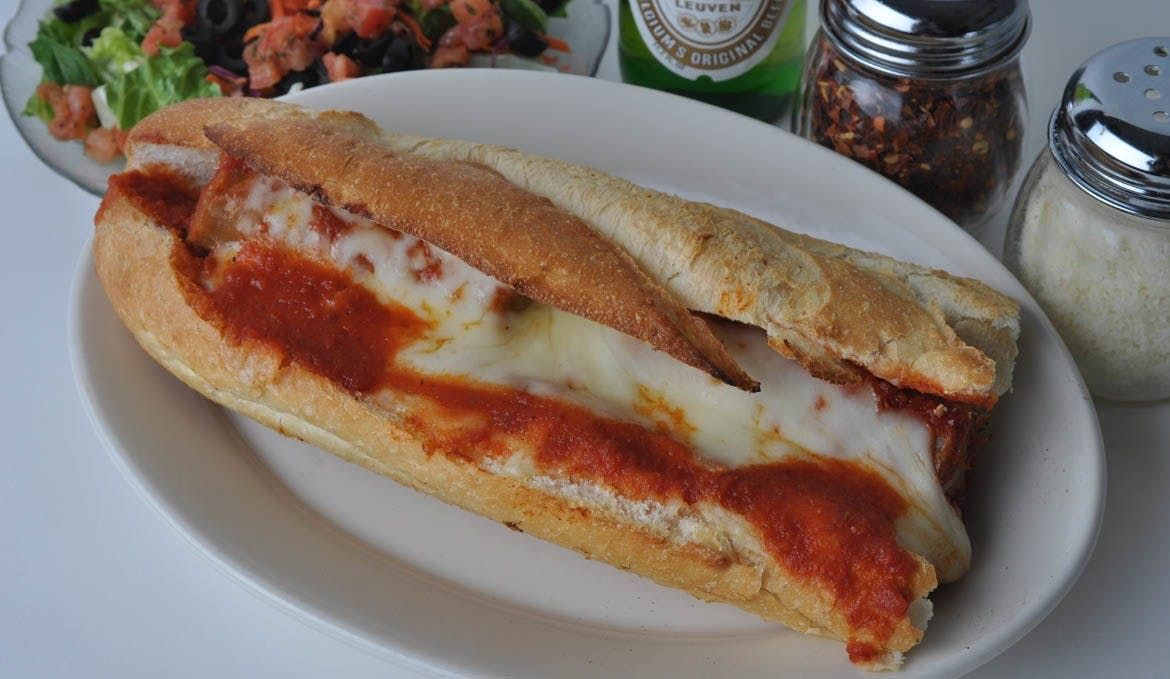 Sausage Parmigiana Italian Sandwich