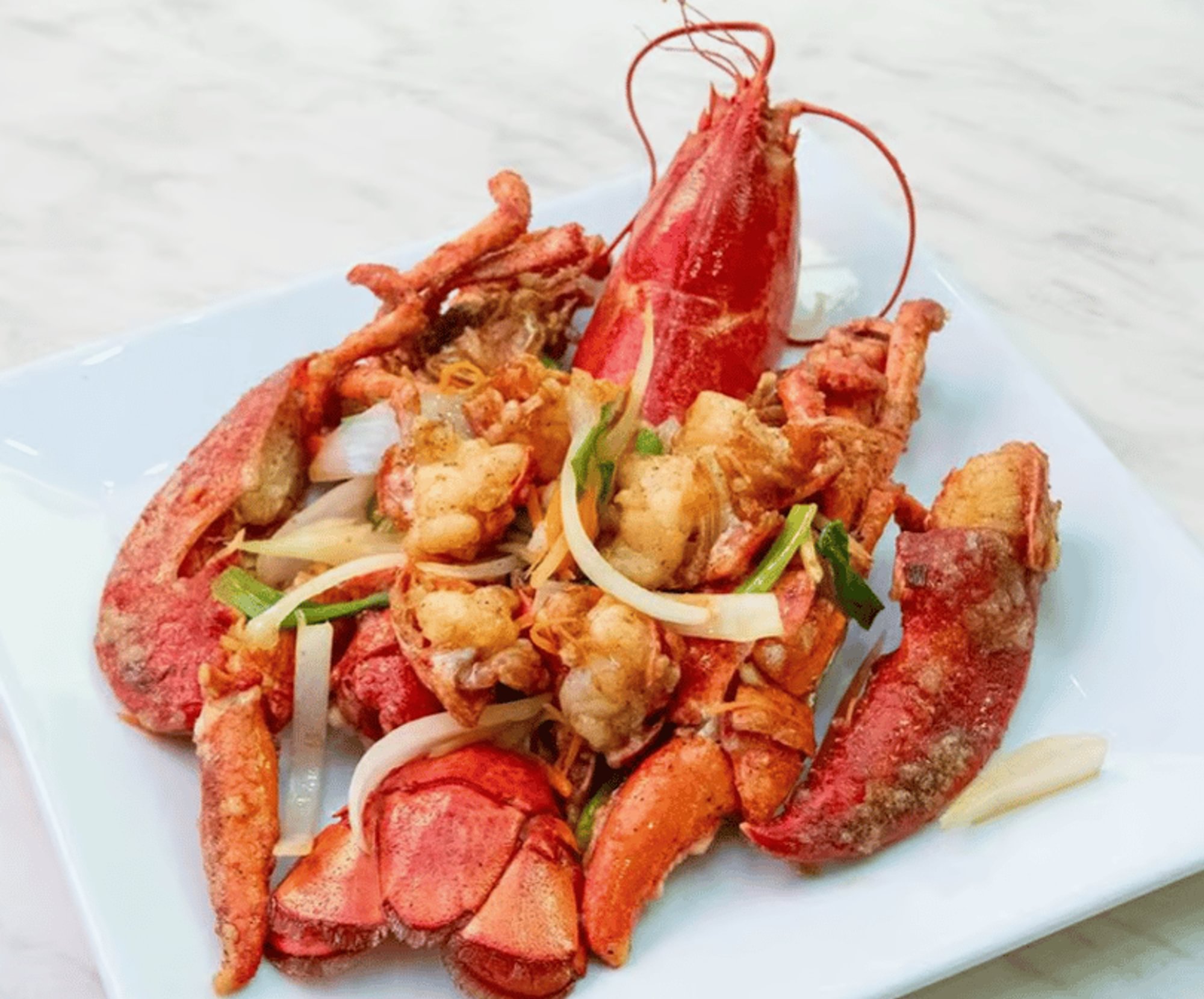 Ginger Green Onion Lobster