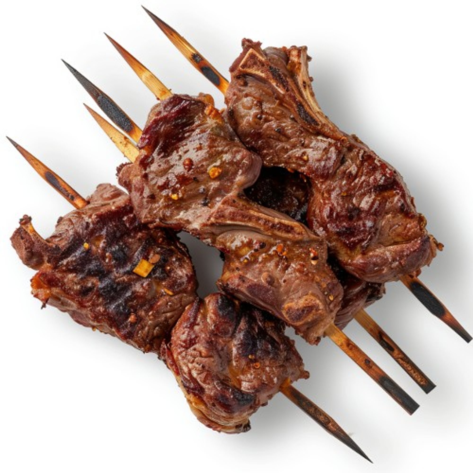 Lamb Chops Kabob Skewer