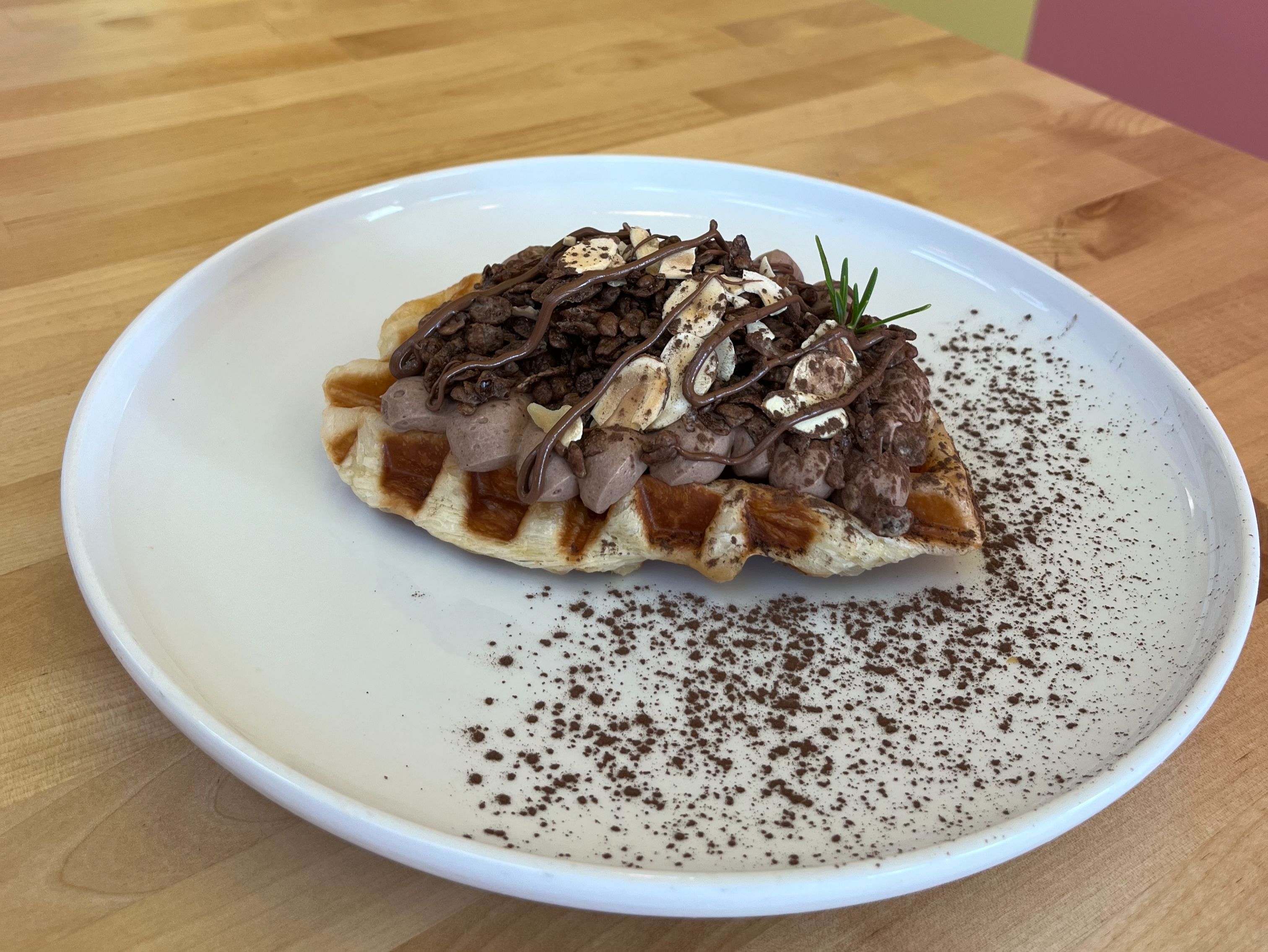 Coco Pebbles Croffle