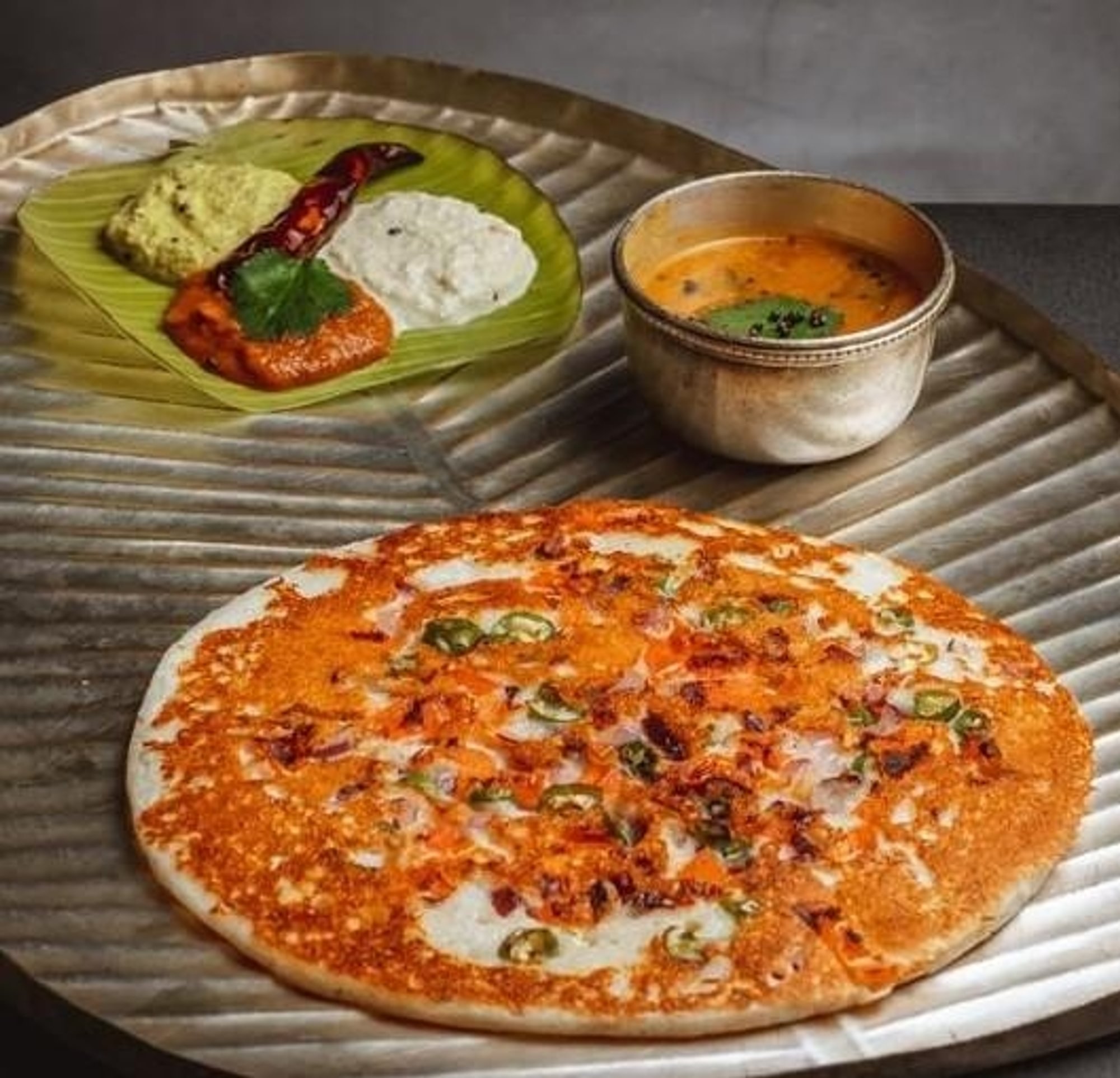 Onion Tomato Uthappam
