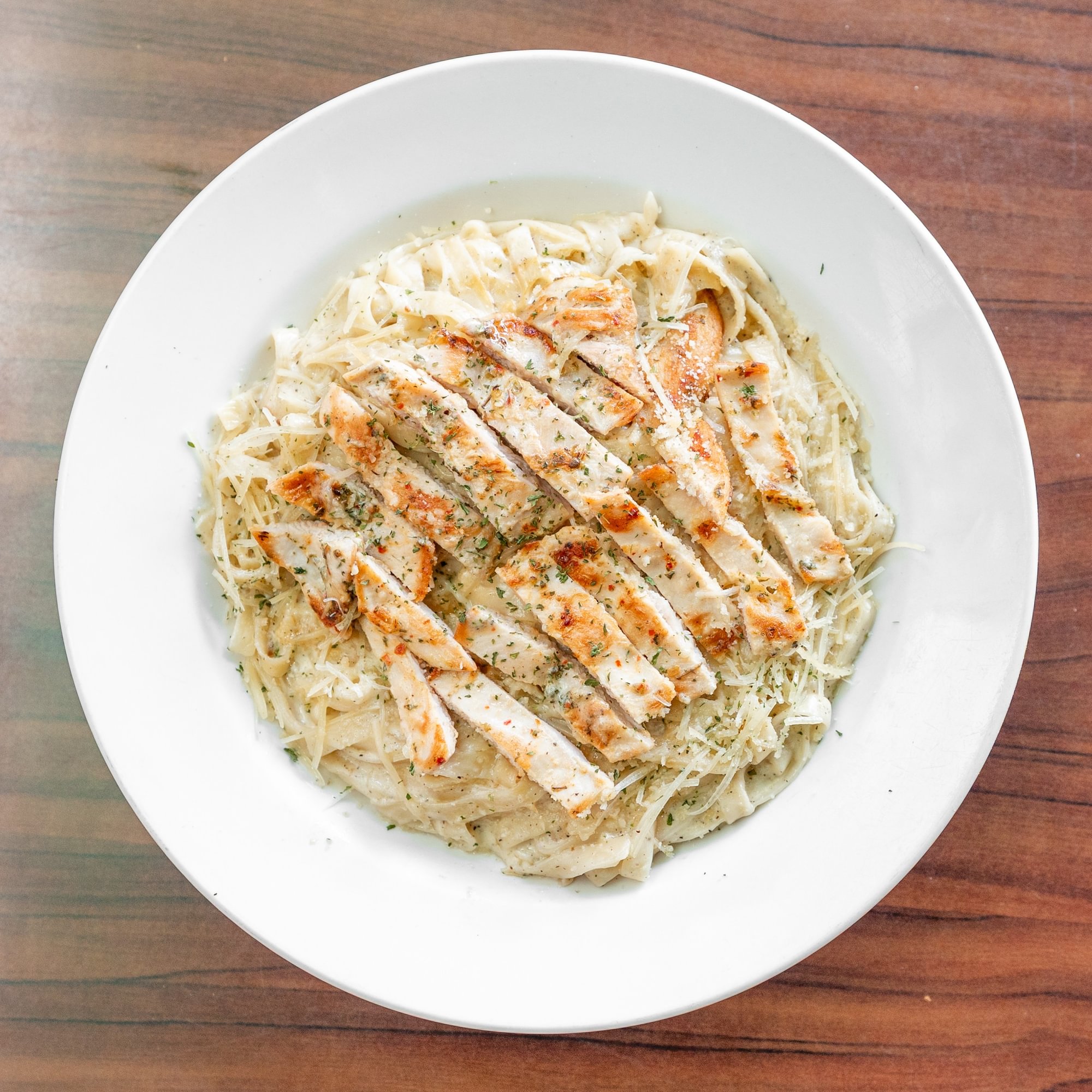 Fettuccine Alfredo with Chicken