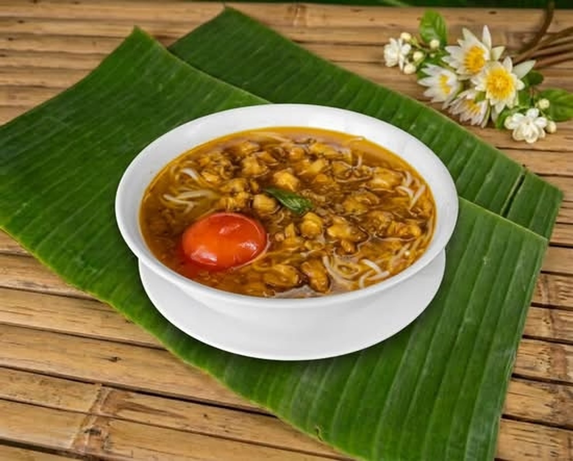 Rice Vermicelli with Escargot Snail Soup (Bún Ốc)