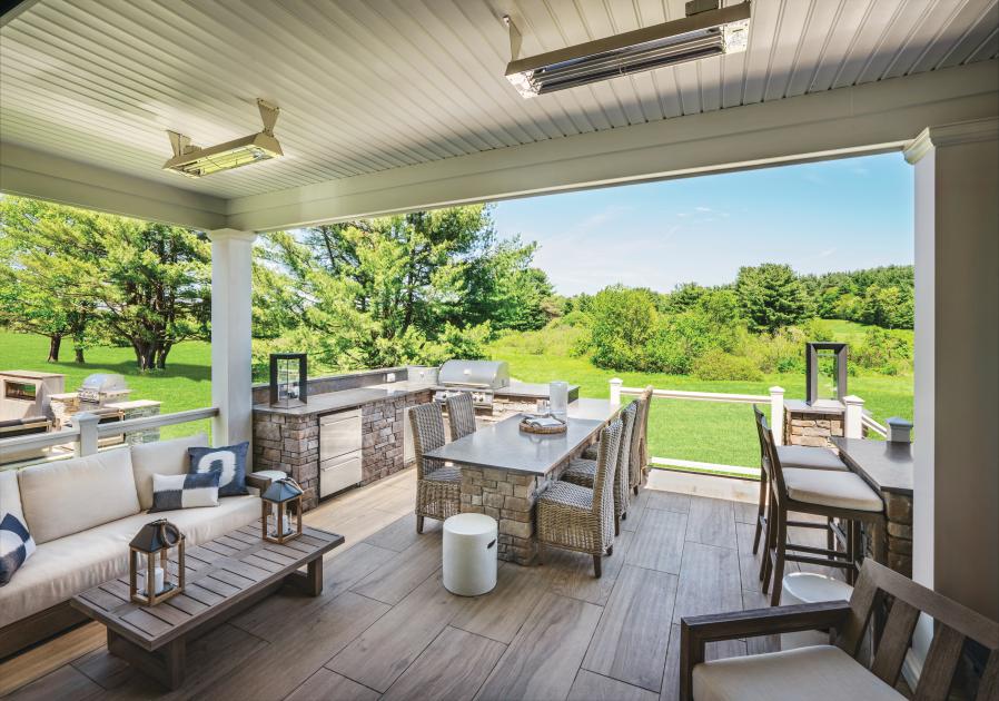 Exquisite outdoor living options available