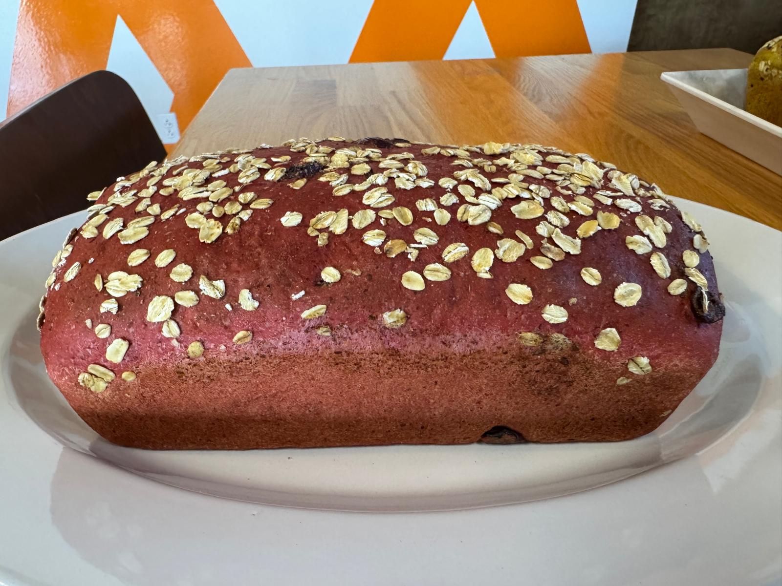 Hibiscus/Beet/Cranberry Loaf Bread