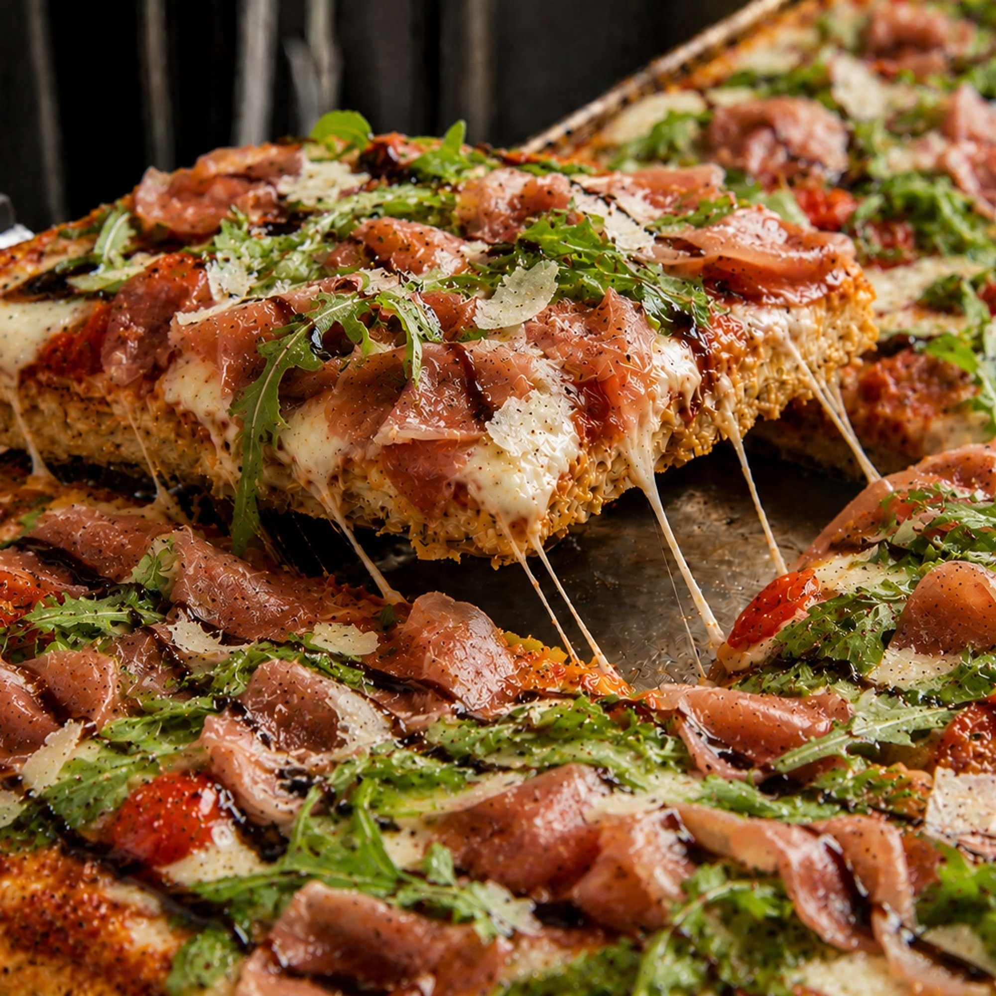 Sicilian Prosciutto Pizza