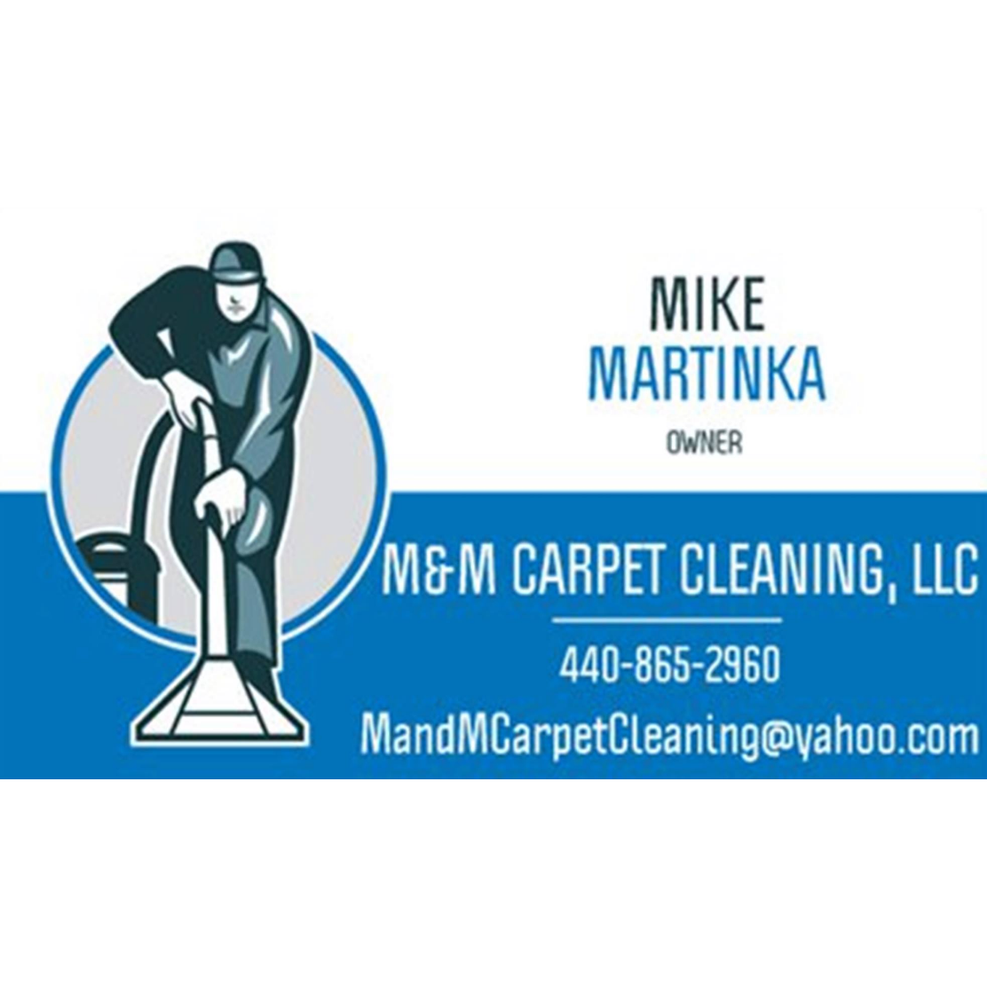 M &amp; M Carpet Cleaning Logo