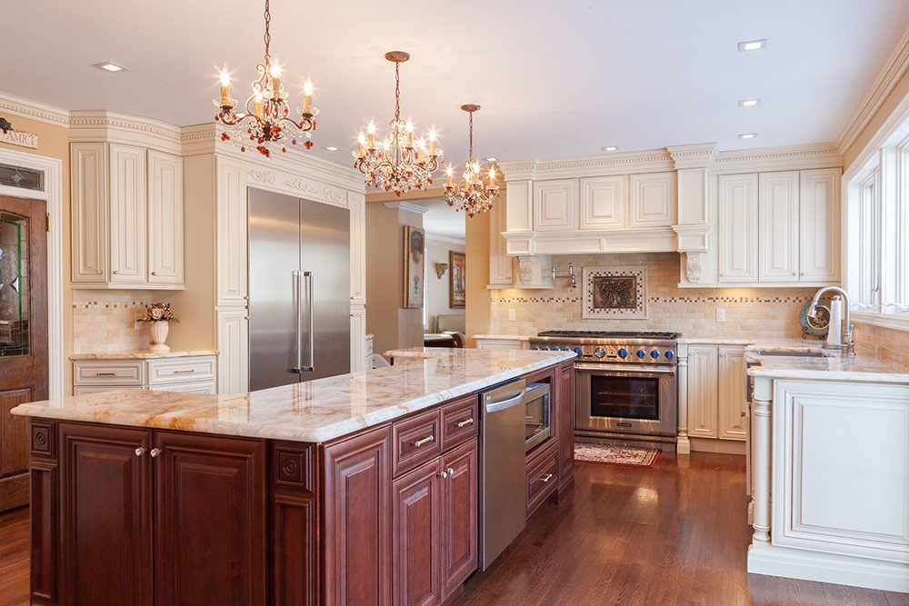 American Cabinets Granite Floors Photo