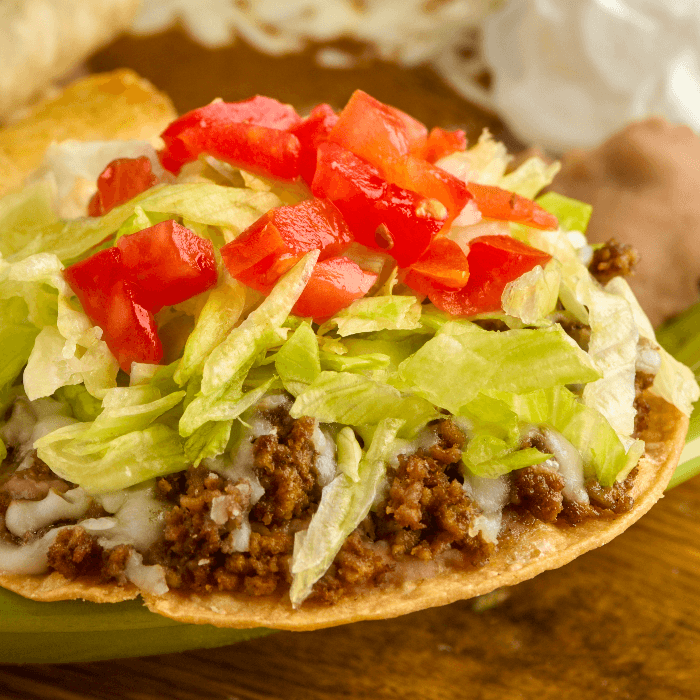 Tostada Dinner Bn & Beef