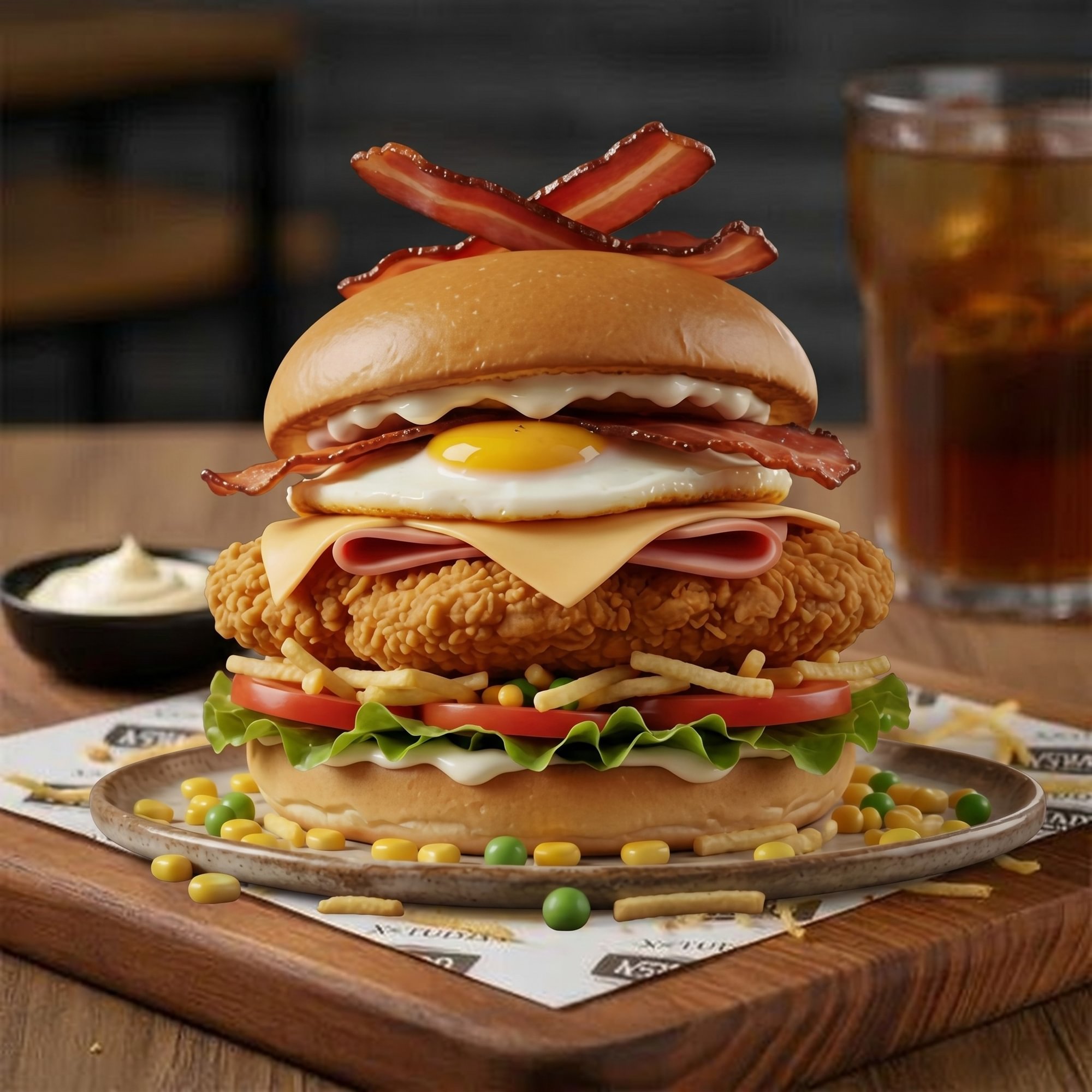 (X Galinha) Chicken Sandwich