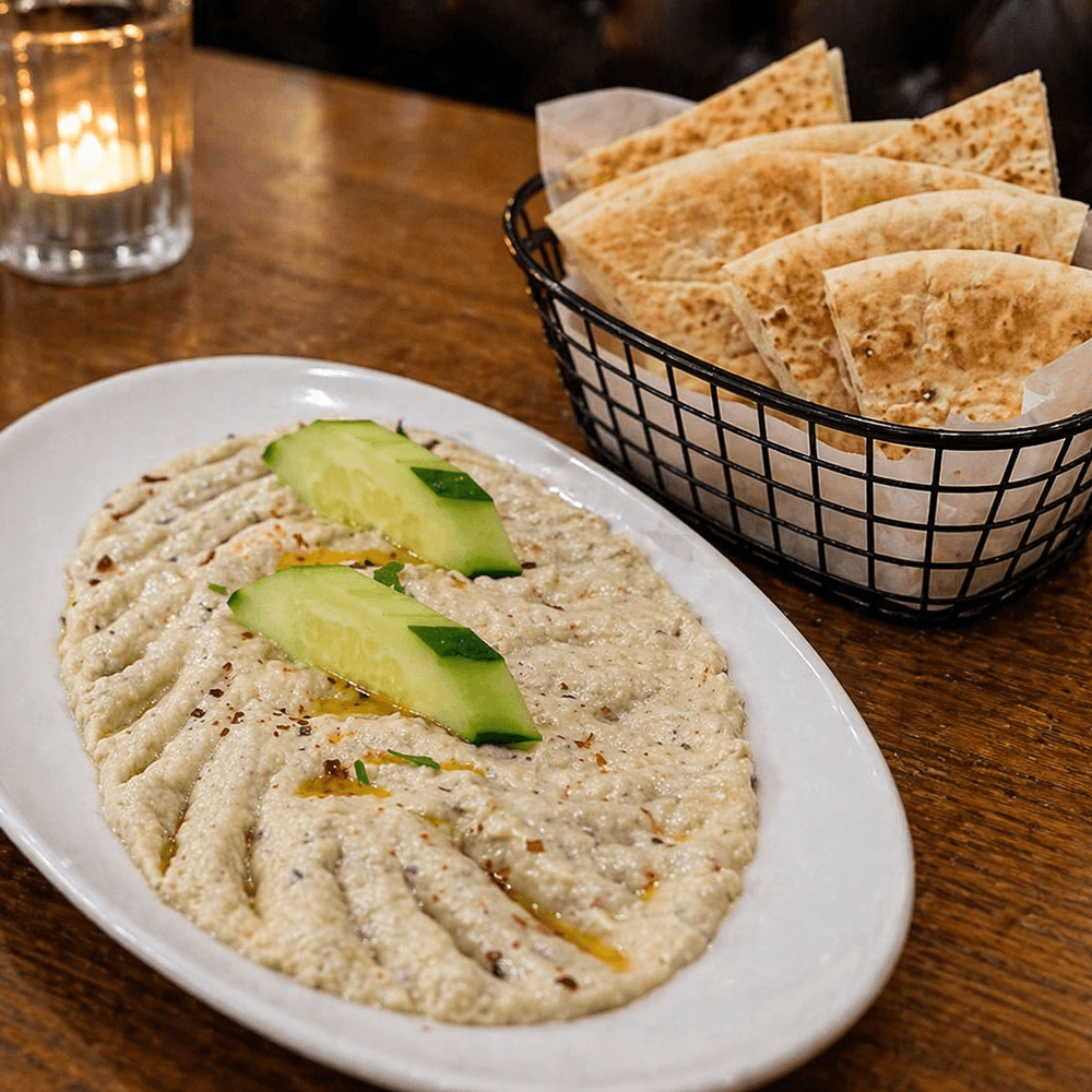 Smoked Eggplant Dip + 2 Pita