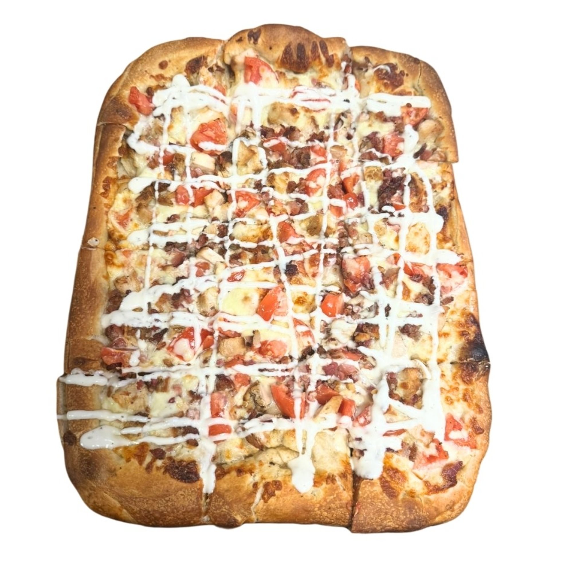 Ranch Chicken and Bacon Pizza