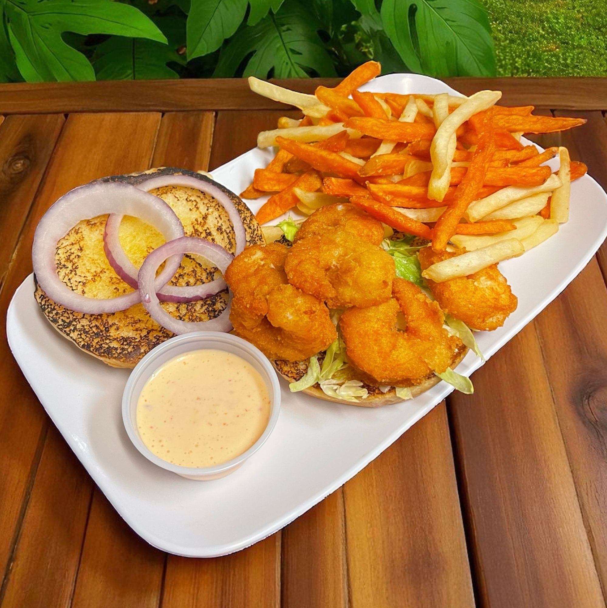 Ono Shrimp Sandwich