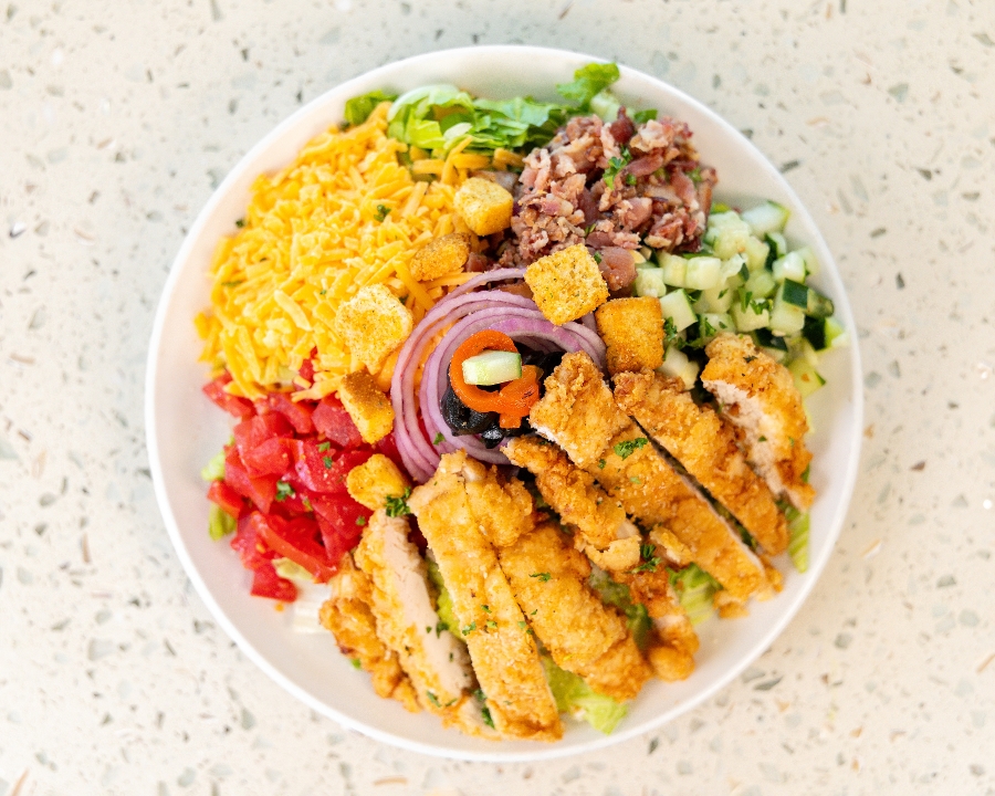 "How You Doing!" Crispy Chicken Salad