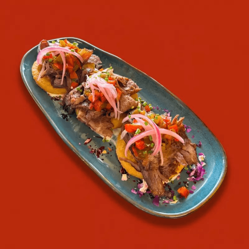 Mini Arepas with Beef