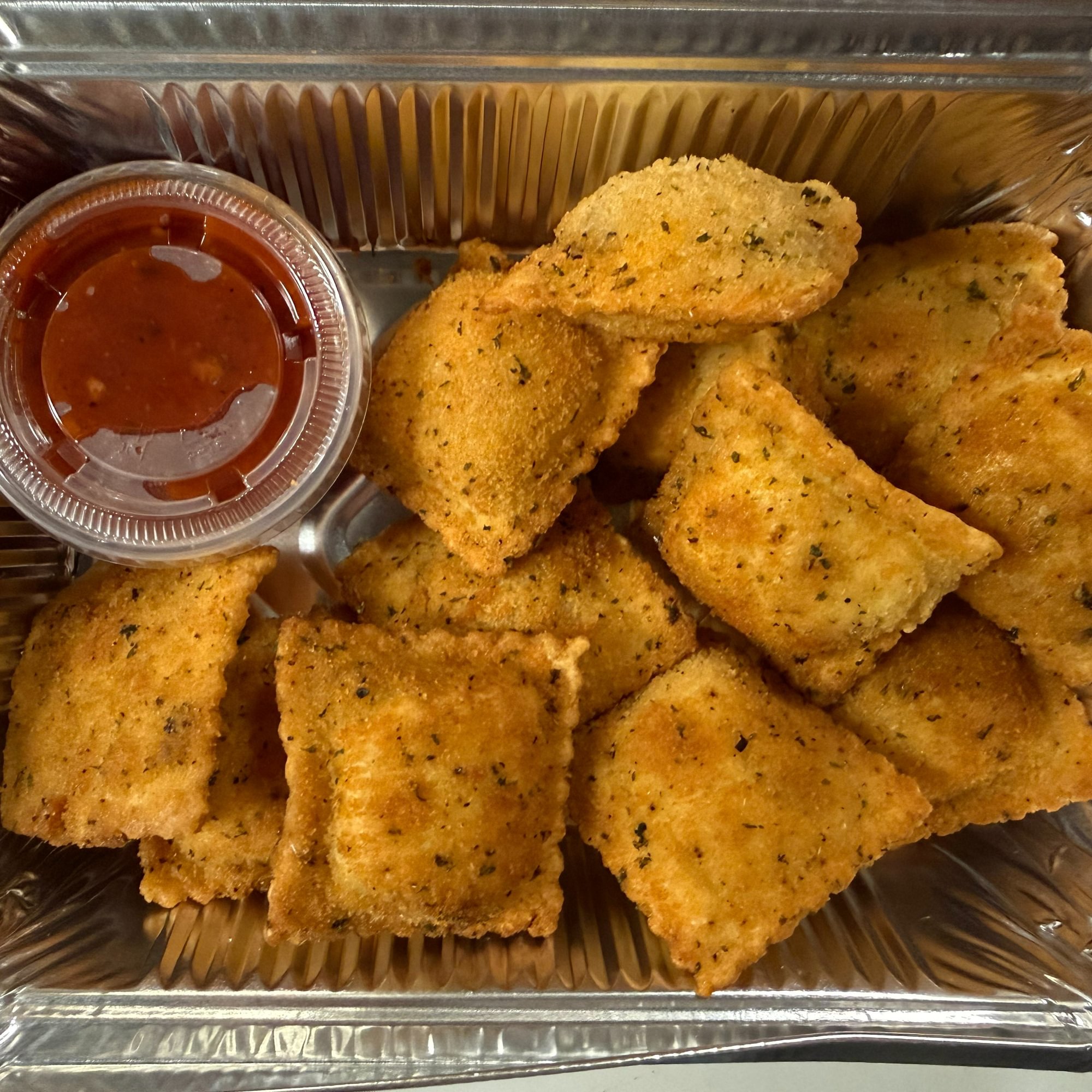 Breaded Sausage Ravioli