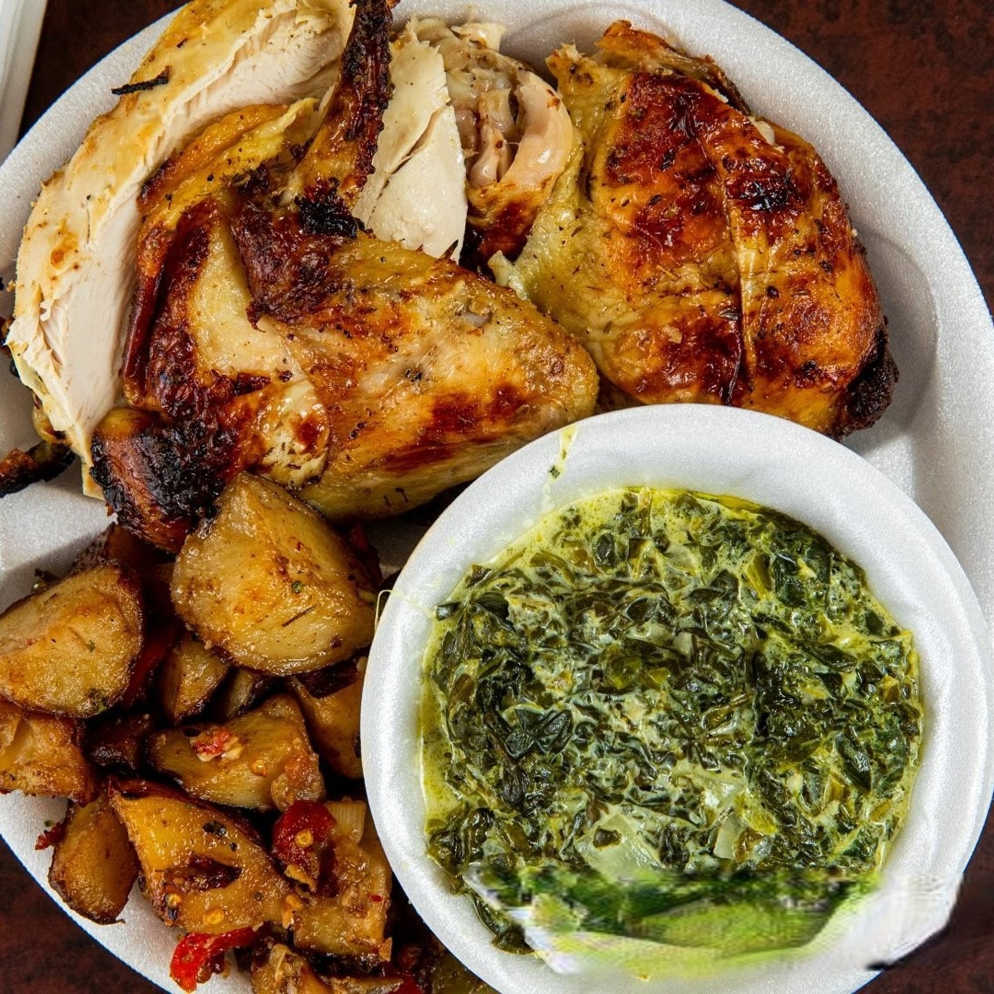 Half Chicken - All White (Chicken + 1 Side)