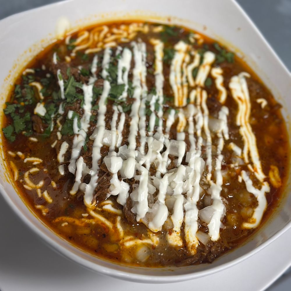 Birria Stuffed Potato