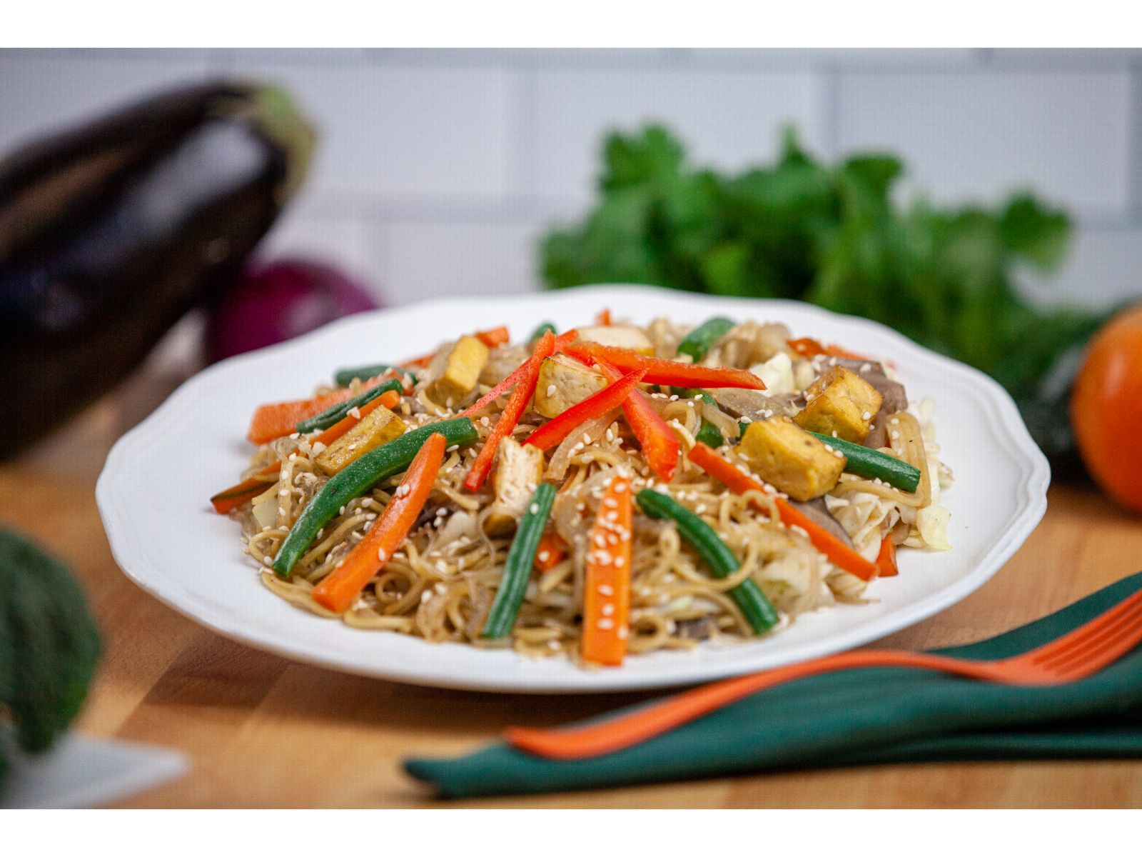 Pancit (Tofu & Veggies Stir Fry)