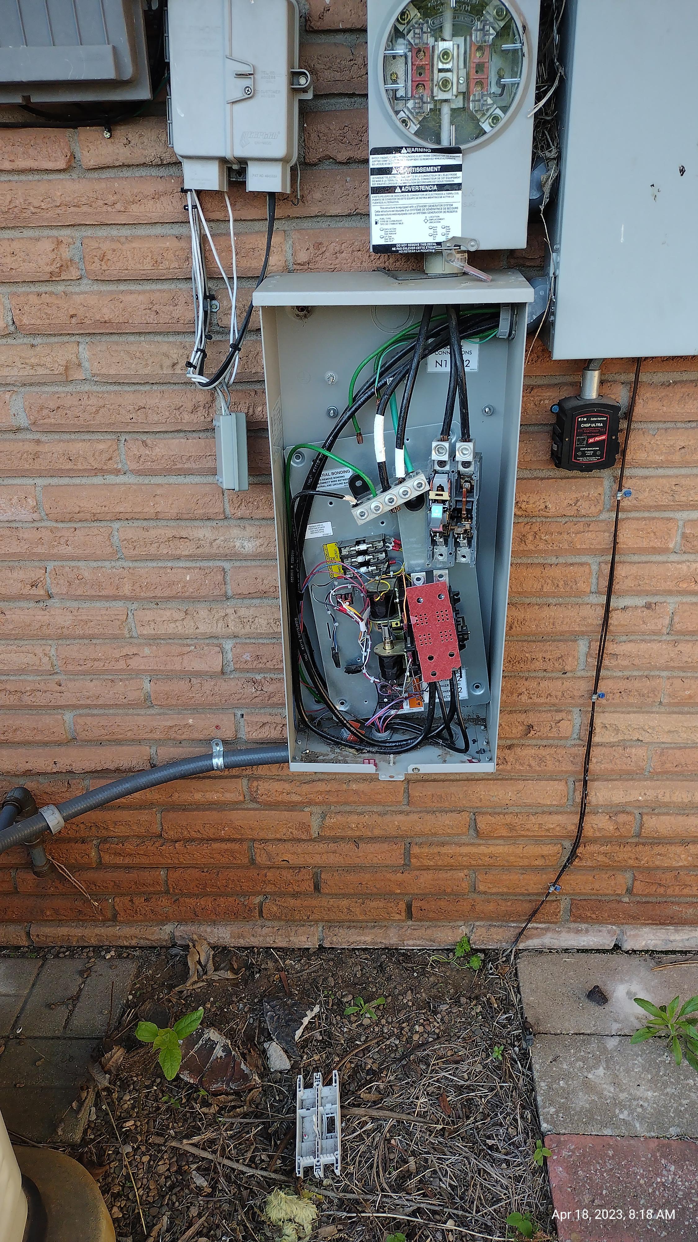 Transfer Switch  that needs repair