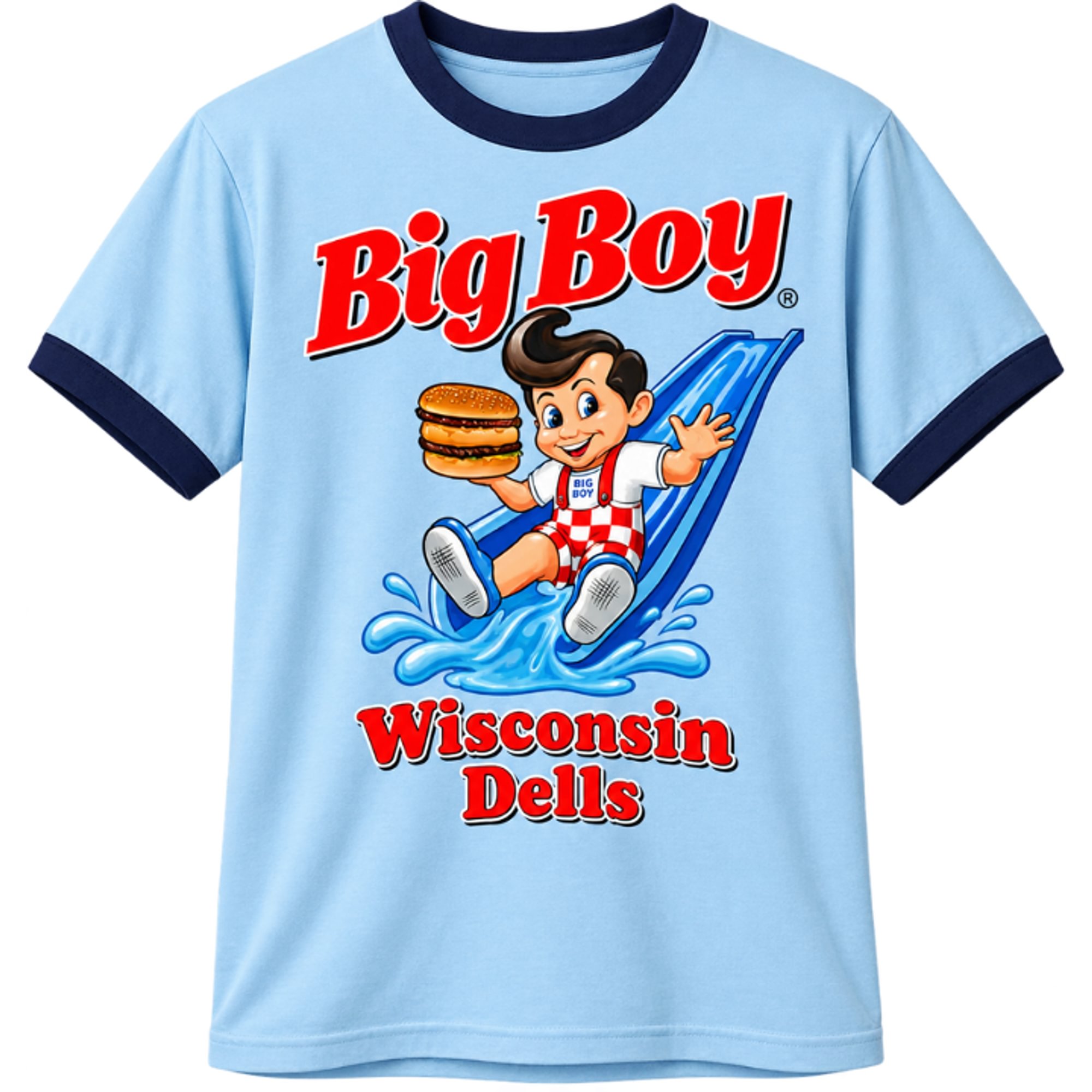 Blue Water Slide T-Shirt