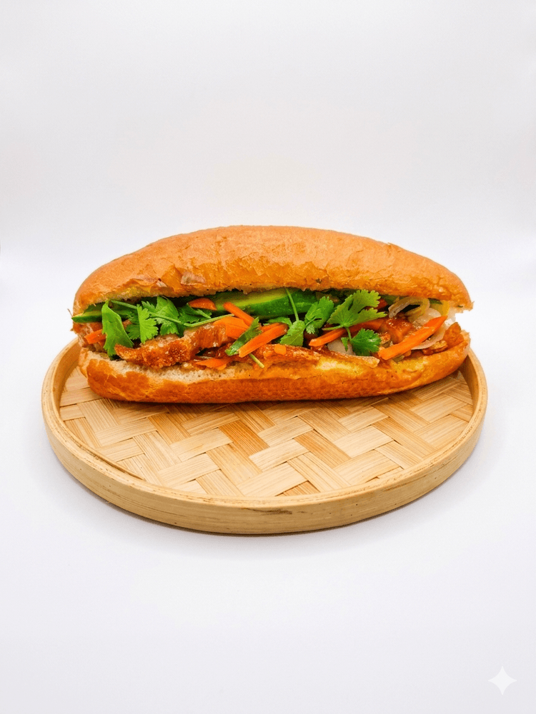 Bánh Mì Heo Quay - Roast Pork