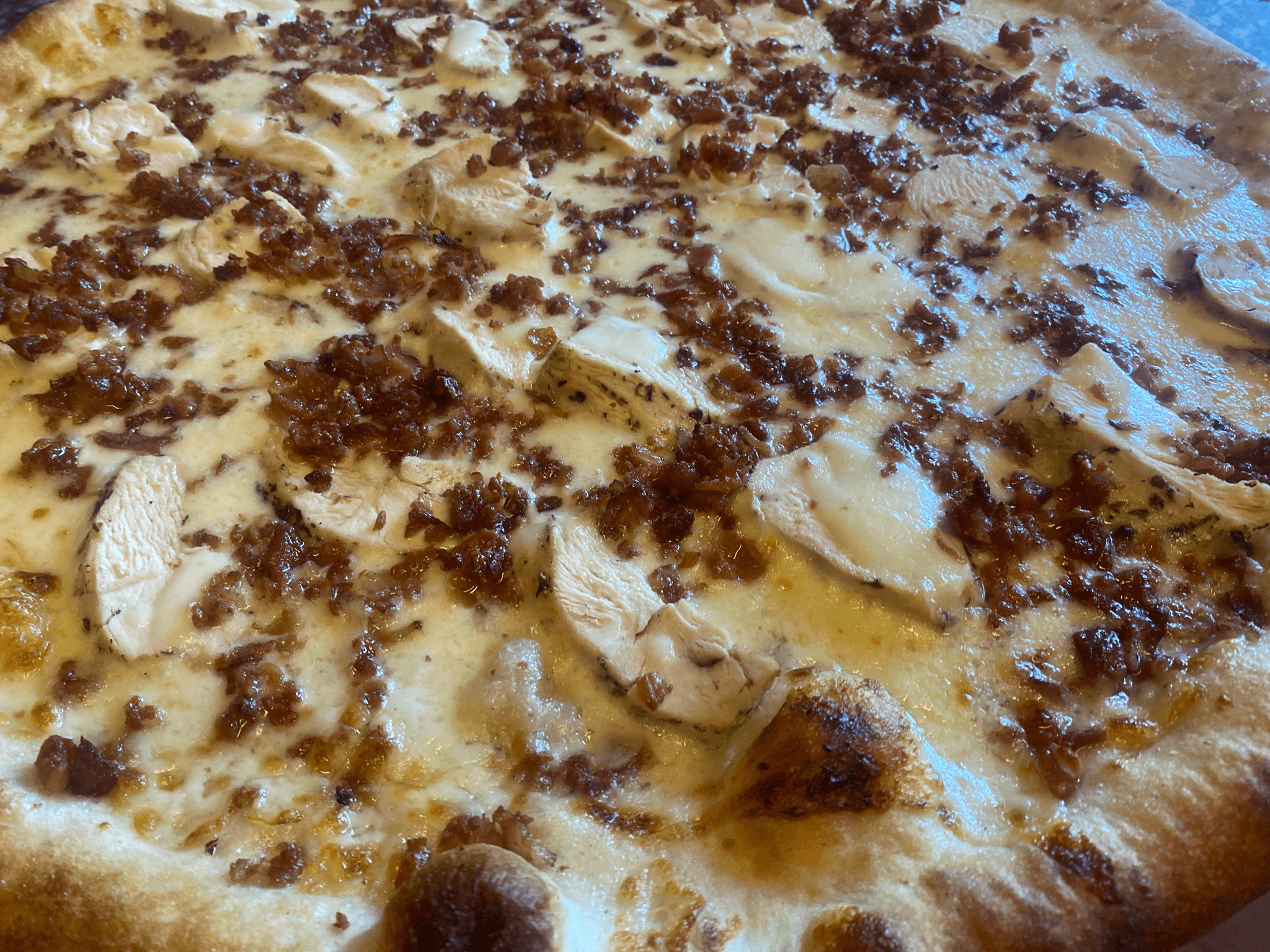 Chicken Bacon Ranch Pizza