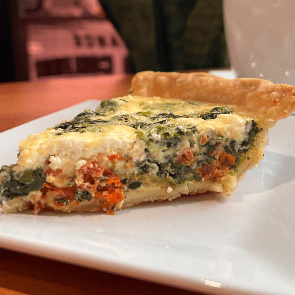 Sun-Dried Tomato Quiche - 9" Family Size (Must order 24hrs. in advance)