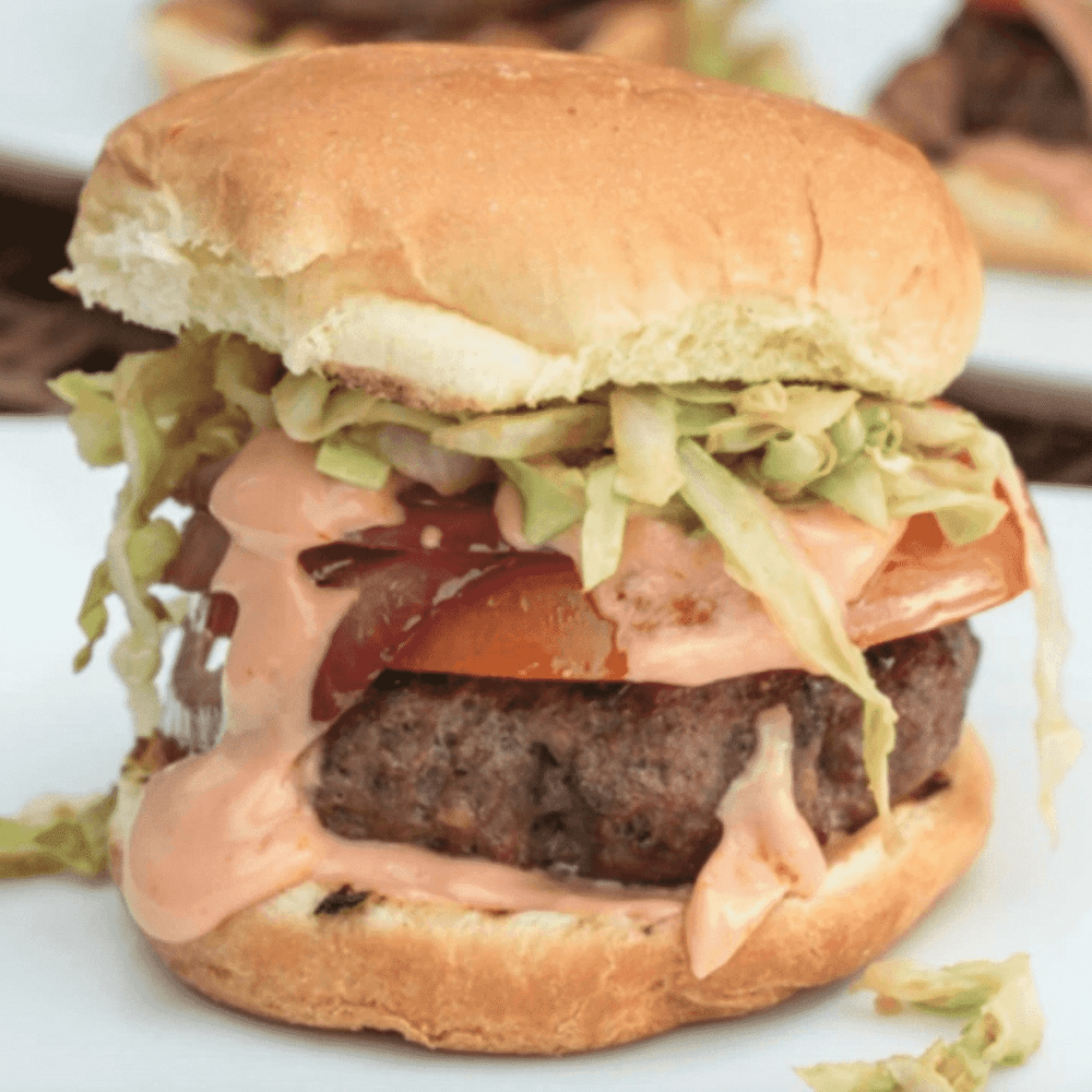 Dominican Chimi Burger