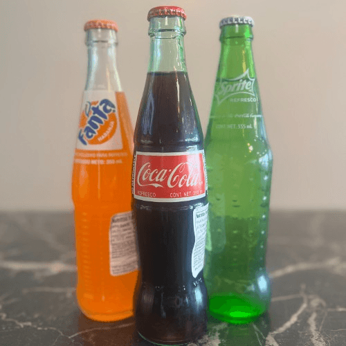 Glass Bottled Soda