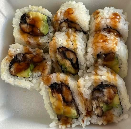 Eel Roll with Avocado or Cucumber