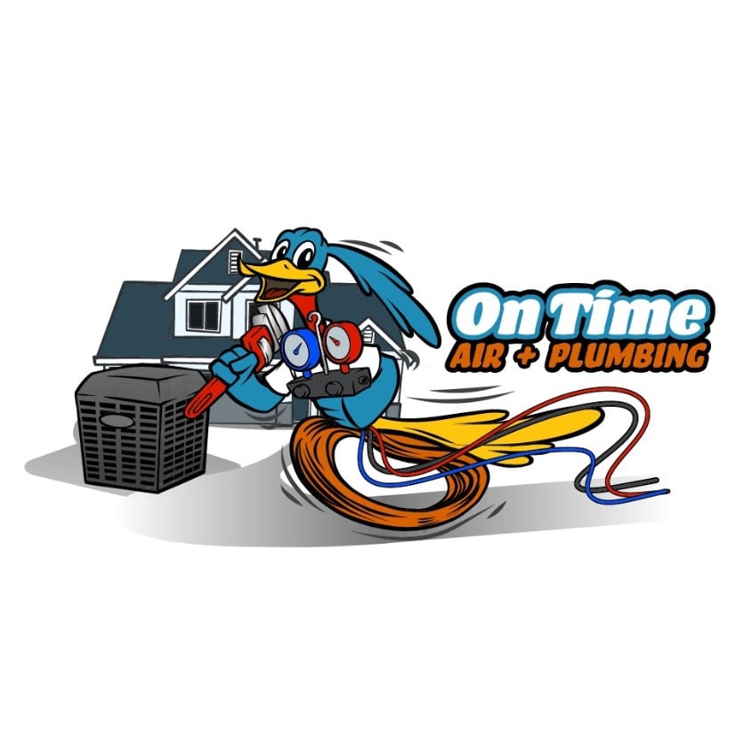 On Time Air + Plumbing Logo