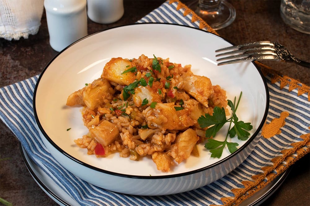Yellow Rice Bacalao/Cod
