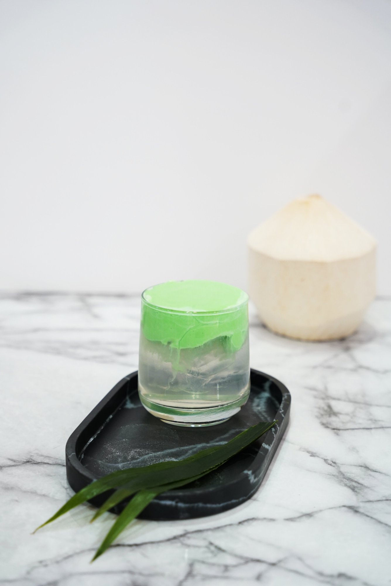 Pandan Foam w/ Coconut Water