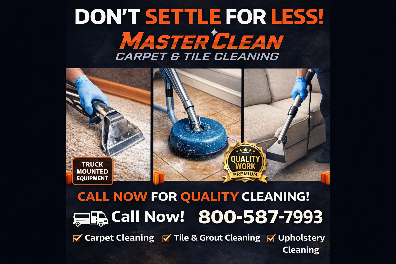 MasterClean Carpet & Tile Cleaning Image