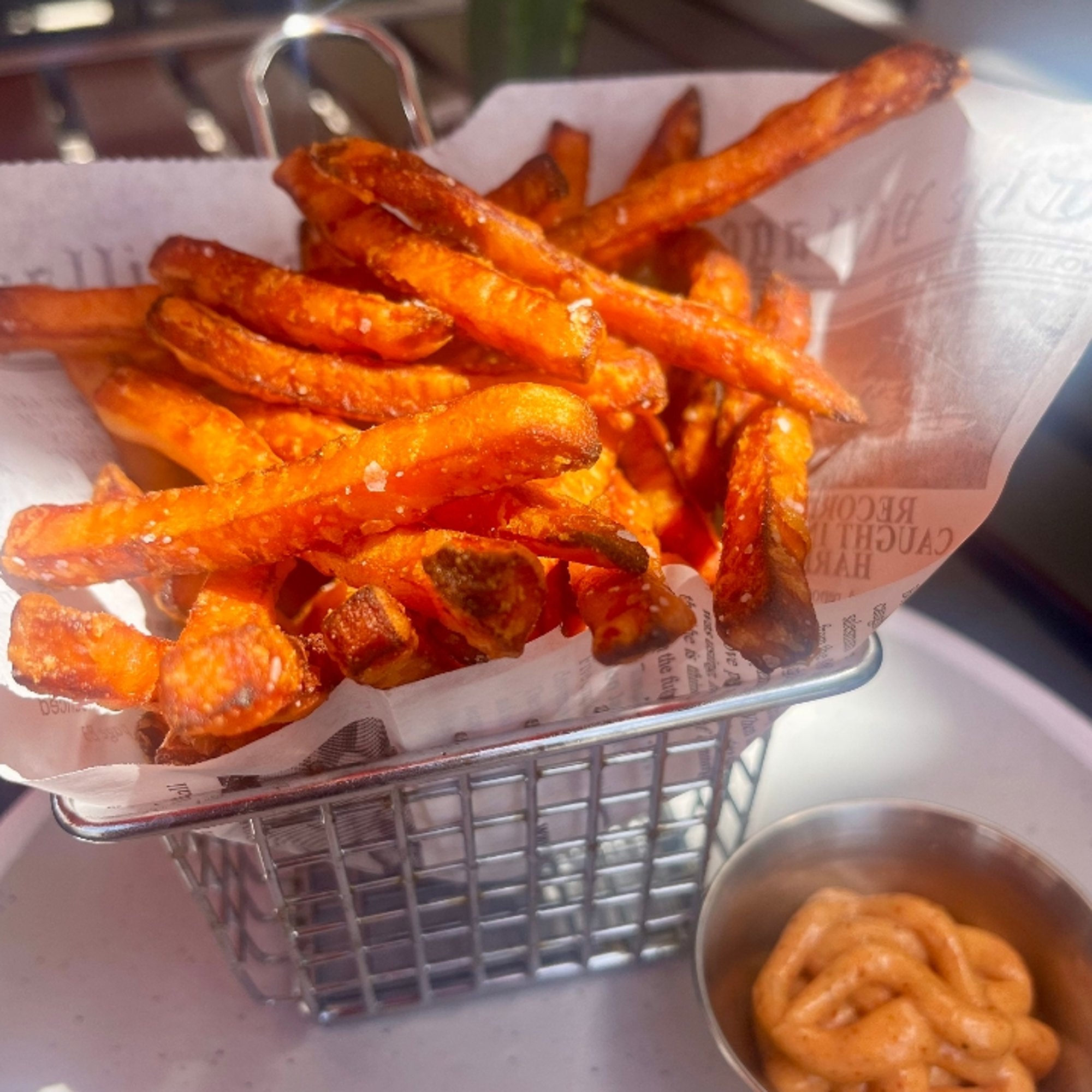 Sweet Potato Fries w/Cajun aioli